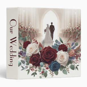 Elegant Floral Wedding Binder