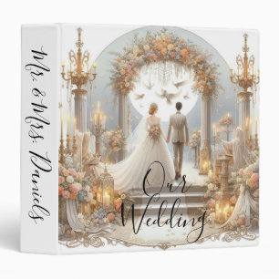 Elegant Floral Wedding Binder