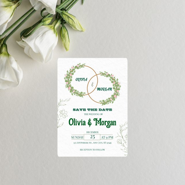Elegant Floral Wedding Invitation (Creator Uploaded)