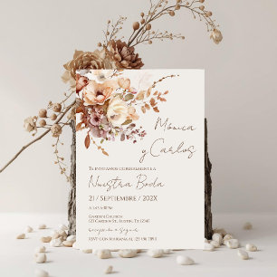 Elegant Floral Wedding Invitation