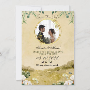  Elegant Floral Wedding Invitation   Classic & Mod