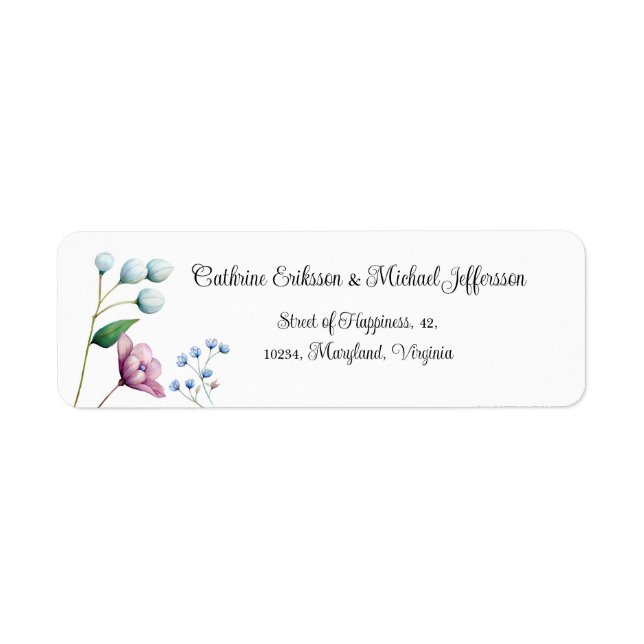 Elegant Floral Wedding Soft Botanical Romance (Front)
