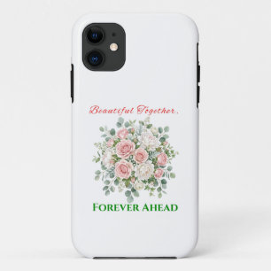 Elegant Floral Wedding Watch iPhone 11 Case