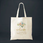 Elegant Floral Wedding Welcome Gift Tote Bag<br><div class="desc">Elegant Floral Wedding Welcome Gift Tote Bag</div>