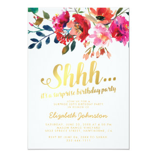 surprise birthday invitation