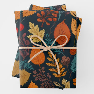 Elegant Floral Wrapping Paper Sheet