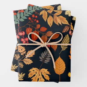 Elegant Floral Wrapping Paper Sheet