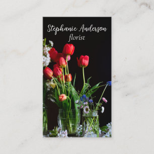 Elegant Florist Business Card