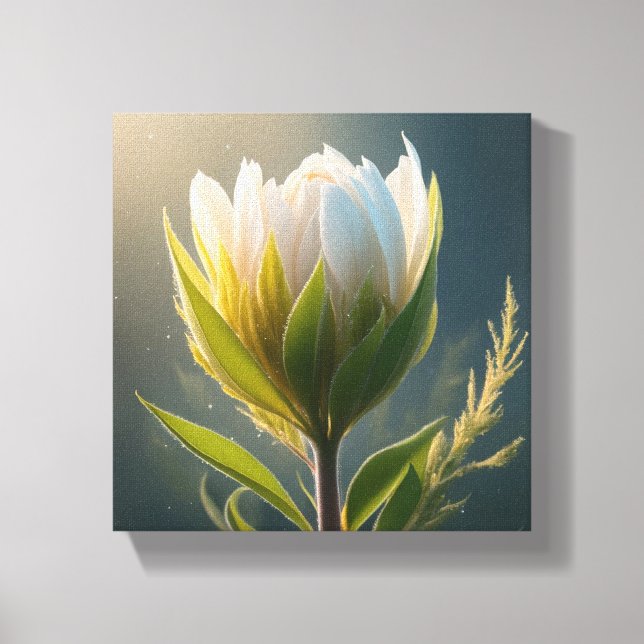 Elegant Flower Canvas Print (Front)