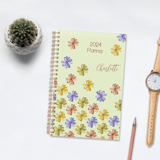 Elegant flower design planner