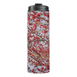 Elegant Flower Pattern Blossom Thermal Tumbler