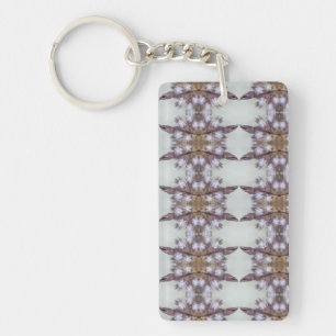 Elegant Flower Rhombus Art variation9 collection Keychain