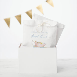 Elegant Flower Tea Bridal Brunch  Favour Bag