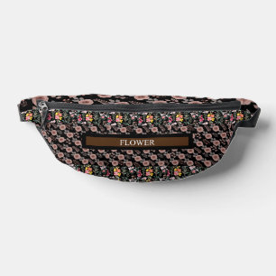Elegant Flower Watercolor Customize Fanny Pack