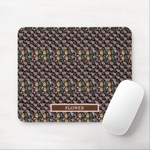 Elegant Flower Watercolor Customize Mouse Pad