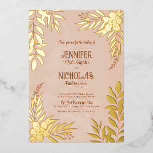 Elegant Flowers And Leaves Ornaments for Wedding