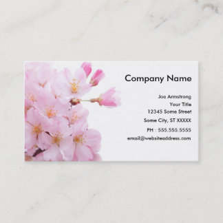 Elegant Flowers Business Card