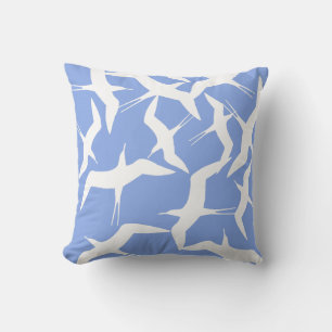 Elegant Flying Birds Pattern Cushion Pillow