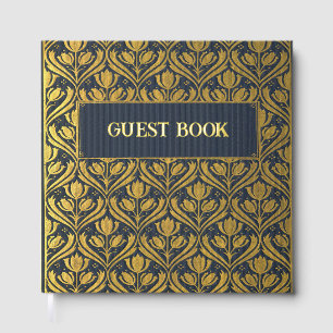 Elegant Foil Guest Book
