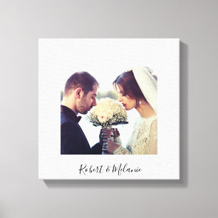 Elegant Foliage   Personalized Canvas Print