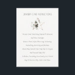 Elegant Foliage Star Wreath Festive Jewellery Care Business Card<br><div class="desc">For any further customization or any other matching items,  please feel free to contact me at yellowfebstudio@gmail.com</div>