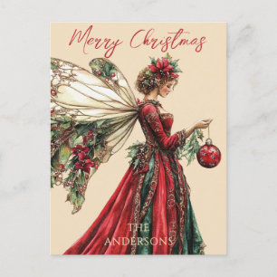 Elegant Forestcore Christmas Fairy Holiday 