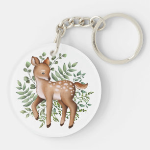 Élégant Forêt de cerfs Feuilles de verdure