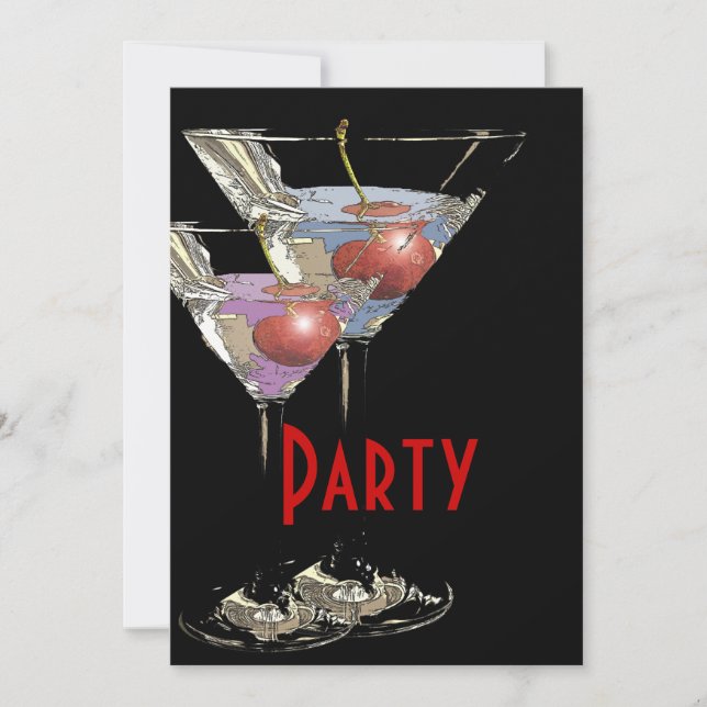 Elegant formal corporate party invitation (Front)