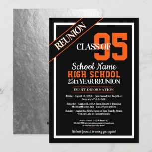 Élégant Formal High School Invitations de Réunion
