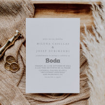 Elegant Formal Minimal Spanish Wedding