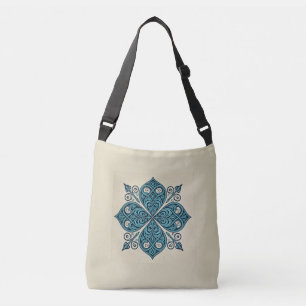 Elegant Four Leaf Clover Crossbody Bag