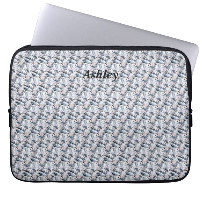 Elegant Fractal Diamond Laptop Laptop Sleeve (Front)