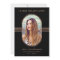 Elegant Frame | Black Rose Gold Photo Graduation
