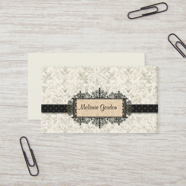 Elegant Frame Business Card (Front/Back In Situ)