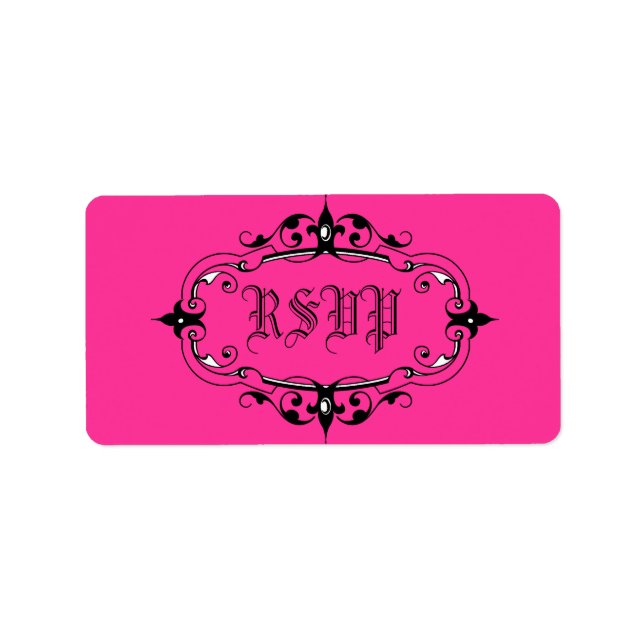 Elegant Frame Label (Front)