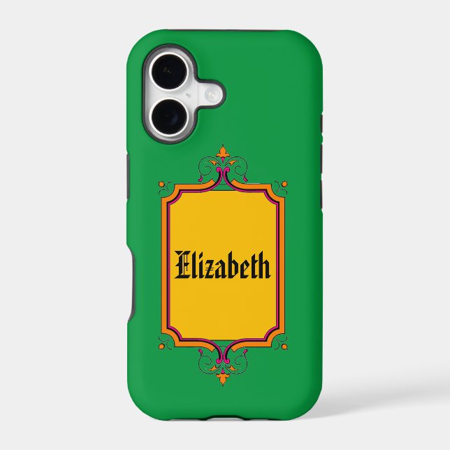 Elegant Framed Book Plate (Back)