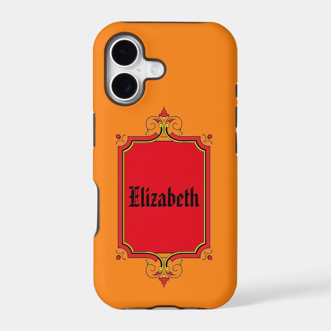 Elegant Framed Book Plate (Back)