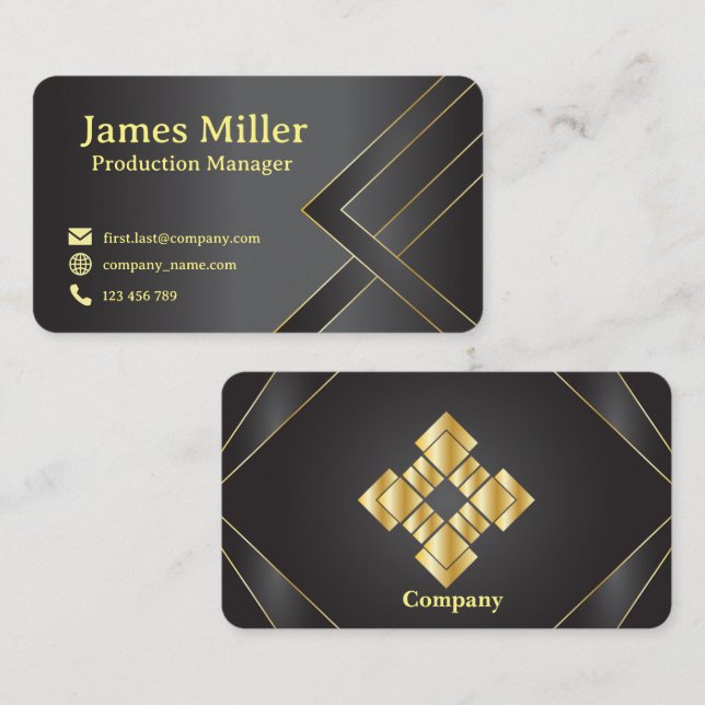 Elegant Framed business card series 23 (Front/Back)