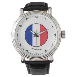 Elegant France Watch & French Flag / Paris