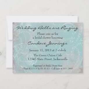 Elegant French Blue Toile Custom Invitation