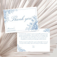 Elegant French chinoiserie blue bridal shower