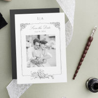 Elegant French Rococo Photo Save the Date