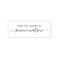Elegant From The Library Of Custom Name Script