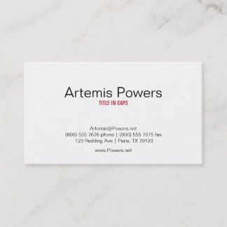Elegant Front Circles Back Business Card