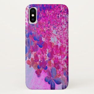 Elegant Fuchsia and Dark Blue Limelight Hydrangea Case-Mate iPhone Case