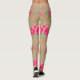 Elegant Fuchsia Pink Rose Flower Skin Leggings