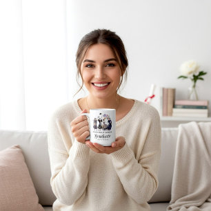 Elegant Fun Graduate Tossed Cap Class of 2026  Coffee Mug