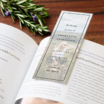 Elegant Funeral Favour Memorial