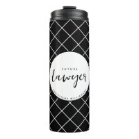 Elegant Future Lawyer Check Pattern Personalized