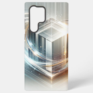 Elegant Futuristic Glass-Like Phone Case 